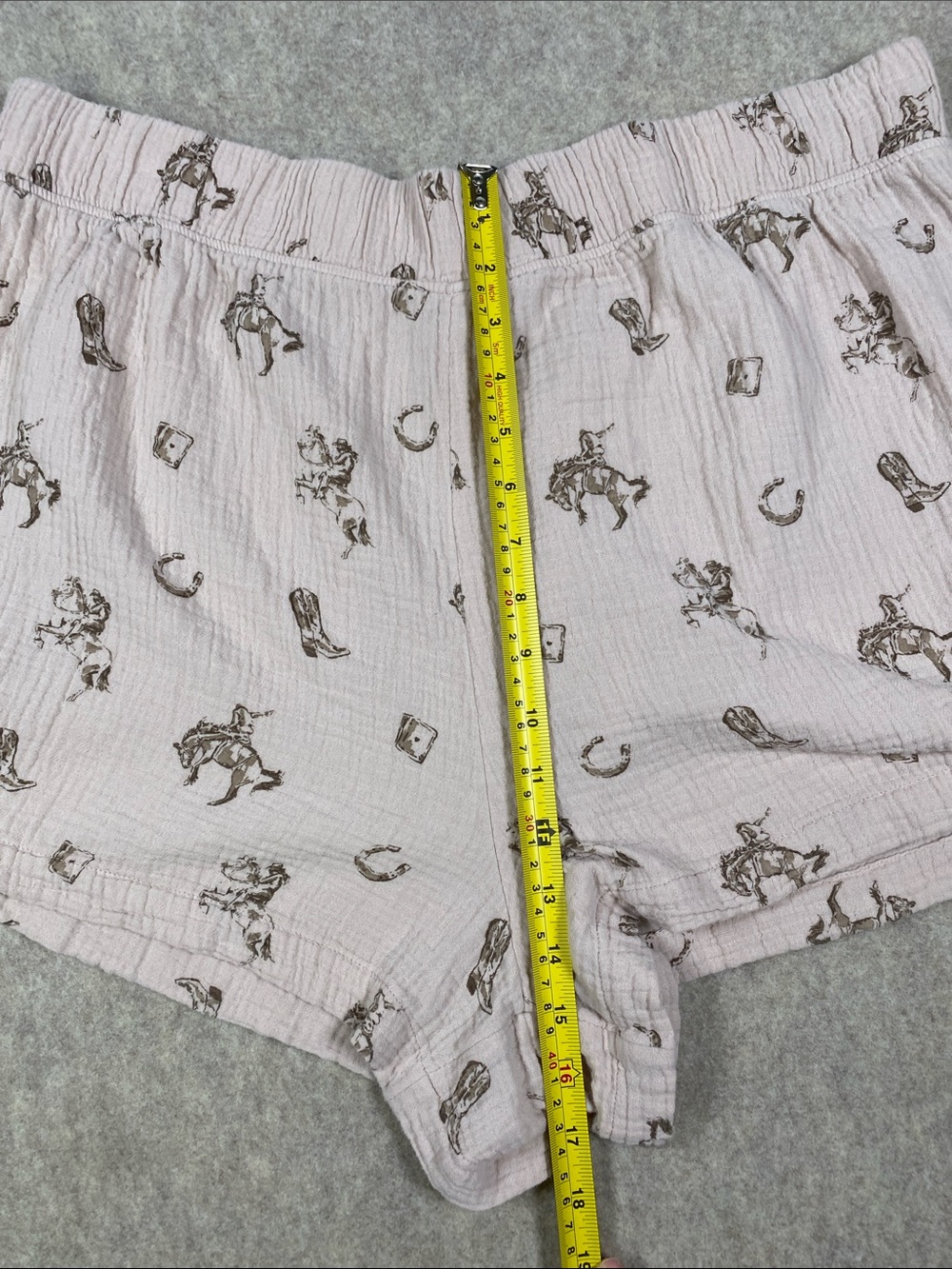 American Eagle AE Lounge Western Cowboy Print Pajama Set XL Cotton - Picture 7 of 11